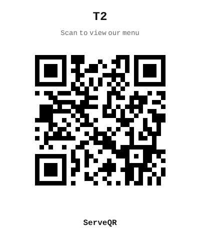 Scan this QR code with your phone camera to try the guest ordering demo